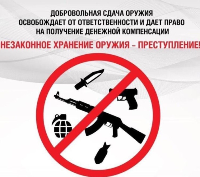 Оперативно-профилактическая операция «Оружие – выкуп». Оперативно-профилактическая операция «Оружие – выкуп».